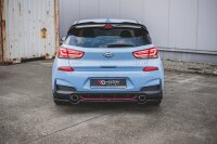 Maxton Design Middle diffuser rear extension DTM Look black gloss - Hyundai I30 N MK3 Hatchback