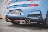 Maxton Design Middle diffuser rear extension DTM Look black gloss - Hyundai I30 N MK3 Hatchback