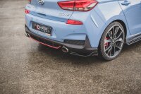 Maxton Design Rear extension Flaps diffuser V.3 black gloss - Hyundai I30 N MK3 Hatchback