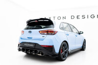 Maxton Design Spoiler Cap V.2 black gloss - Hyundai I30 N MK3 / MK3 FL Hatchback