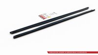 Maxton Design Side skirts extension extension black gloss - Toyota Corolla XII Limosine