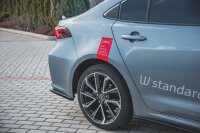 Maxton Design Heckansatz Flaps Diffusor schwarz Hochglanz - Toyota Corolla XII Limosine