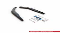 Maxton Design Heckansatz Flaps Diffusor schwarz Hochglanz - Toyota Corolla XII Limosine