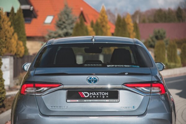 Maxton Design Spoiler Cap black gloss - Toyota Corolla XII Limosine