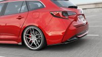 Maxton Design Rear extension Flaps diffuser black gloss - Toyota Corolla XII Touring Sports