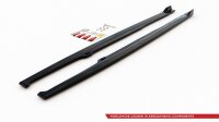 Maxton Design Side skirts extension extension black gloss - Toyota Corolla XII Hatchback