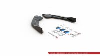 Maxton Design Heckansatz Flaps Diffusor schwarz Hochglanz - Toyota Corolla XII Hatchback