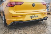 Maxton Design Rear extension Flaps diffuser black gloss - VW Golf 8