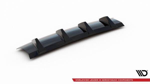 Maxton Design Diffuser rear extension black gloss - Audi S3 8V FL Hatchback