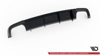 Maxton Design Diffuser rear extension black gloss - Audi S6 / A6 S-Line C7 FL