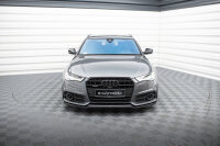 Maxton Design Front extension black gloss - Audi S6 / A6...