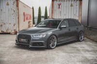 Maxton Design Side skirts extension extension - Audi S6 /...