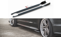 Maxton Design Side skirts extension extension - Audi S6 /...