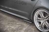 Maxton Design Side skirts extension extension - Audi S6 / A6 S-Line C7 FL