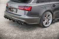 Maxton Design Heckansatz Flaps Diffusor - Audi S6 / A6 S-Line C7 FL