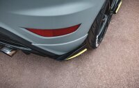 Maxton Design Rear extension Flaps diffuser - Ford Fiesta 7 ST Facelift