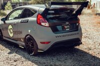 Maxton Design Rear extension Flaps diffuser - Ford Fiesta 7 ST Facelift