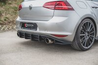 Maxton Design Racing Rear bumper V.1 black - VW Golf 7 GTI