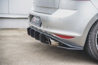 Maxton Design Diffuser rear extension for Rear bumper V.2 - VW Golf 7 GTI