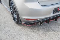 Maxton Design Robuste Racing Heckansatz Flaps Diffusor für L + R V.1 - VW Golf 7 GTI