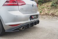 Maxton Design Robuste Racing Heckansatz Flaps Diffusor für L + R V.2 - VW Golf 7 GTI