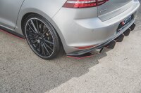 Maxton Design Robuste Racing Heckansatz Flaps Diffusor für L + R V.2 - VW Golf 7 GTI