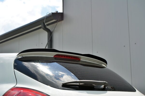 Maxton Design Spoiler Cap schwarz Hochglanz - Fiat Bravo MK2 Sport