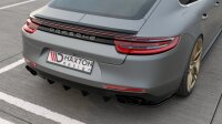 Maxton Design Diffuser rear extension black gloss - Porsche Panamera GTS 971