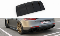 Maxton Design Diffuser rear extension black gloss - Porsche Panamera GTS 971