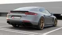 Maxton Design Diffuser rear extension black gloss - Porsche Panamera GTS 971