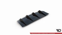 Maxton Design Diffuser rear extension black gloss - Porsche Panamera GTS 971