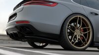 Maxton Design Heckansatz Flaps Diffusor schwarz Hochglanz - Porsche Panamera GTS 971