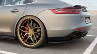 Maxton Design Rear extension Flaps diffuser black gloss - Porsche Panamera GTS 971