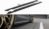 Maxton Design Side skirts extension extension black gloss - Porsche Panamera GTS 971