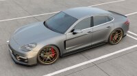 Maxton Design Side skirts extension extension black gloss - Porsche Panamera GTS 971