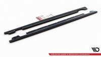 Maxton Design Side skirts extension extension black gloss - Porsche Panamera GTS 971