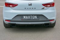 Maxton Design Diffuser rear extension black gloss - Seat...