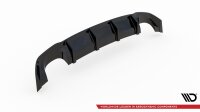 Maxton Design Diffuser rear extension black gloss - Seat Leon III Cupra