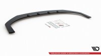 Maxton Design Robuste Racing Frontansatz für passend + Flaps schwarz Hochglanz - Hyundai I30 N MK3 Hatchback / Fastback