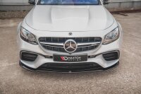 Maxton Design Front extension V.1 black gloss - Mercedes E63 AMG Estate/Limosine S213/W213