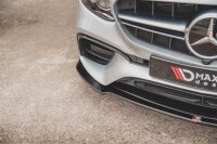 Maxton Design Front extension V.1 black gloss - Mercedes E63 AMG Estate/Limosine S213/W213