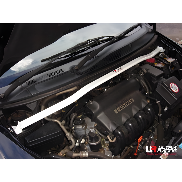 Ultra Racing Front Upper Strut Bar 2-Point - 01-08 Honda Jazz/Fit (GD1) 1.5 (2WD)