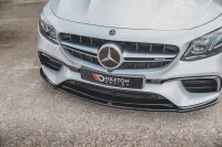 Maxton Design Front extension V.2 black gloss - Mercedes E63 AMG Estate/Limosine S213/W213