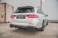 Maxton Design Diffuser rear extension black gloss - Mercedes E63 AMG Estate/Limosine S213/W213