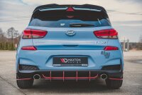 Maxton Design Racing Rear extension Flaps diffuser - Hyundai i30 N MK3 Hatchback