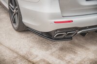 Maxton Design Heckansatz Flaps Diffusor schwarz Hochglanz - Mercedes E63 AMG Kombi/Limosine S213/W213