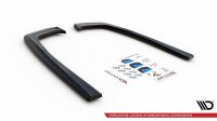 Maxton Design Heckansatz Flaps Diffusor schwarz Hochglanz - Mercedes E63 AMG Kombi/Limosine S213/W213