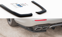 Maxton Design Rear extension Flaps diffuser black gloss - Mercedes E63 AMG Estate/Limosine S213/W213