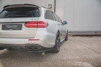 Maxton Design Rear extension Flaps diffuser black gloss - Mercedes E63 AMG Estate/Limosine S213/W213