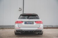 Maxton Design Rear extension Flaps diffuser black gloss - Mercedes E63 AMG Estate/Limosine S213/W213